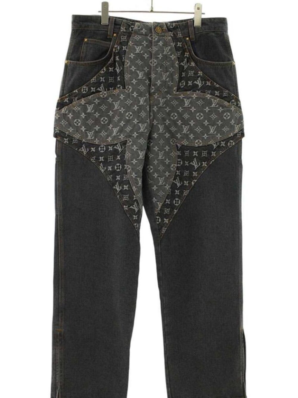 Louis Vuitton Monogram Flower Denim Pants